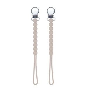 New Silicone Pacifier Clip With Metal Clasp